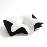 Nackenkissen Halt – ergonomisches Memory-Foam-Nackenkissen, weißer Hintergrund